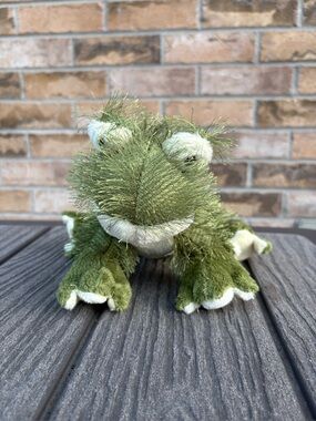 2/$16 Webkinz GANZ Retired Green Shsggy Frog Plush - GUC